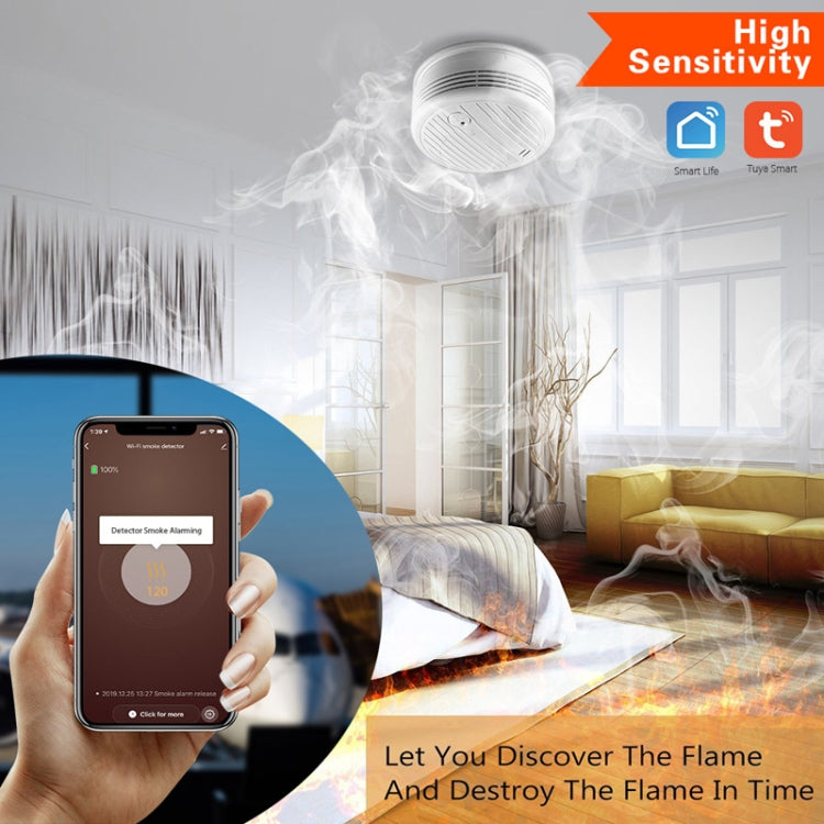 TY-SMK-07 Smart Home WiFi Smoke Detector TY-SMK-07 Smart Home WiFi Smoke Detector